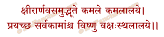 Vrata Samarpan Mantra in Hindi